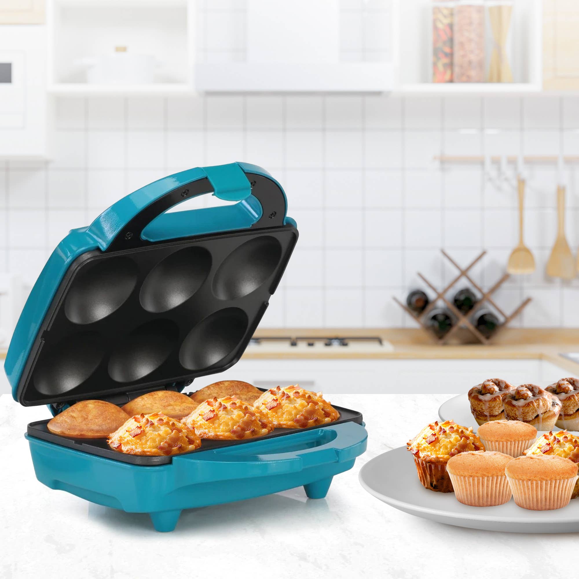 Holstein Housewares - Wholesale Kitchen Appliance - Holstein Housewares Cupcake Maker 6 Full Size Muffins18