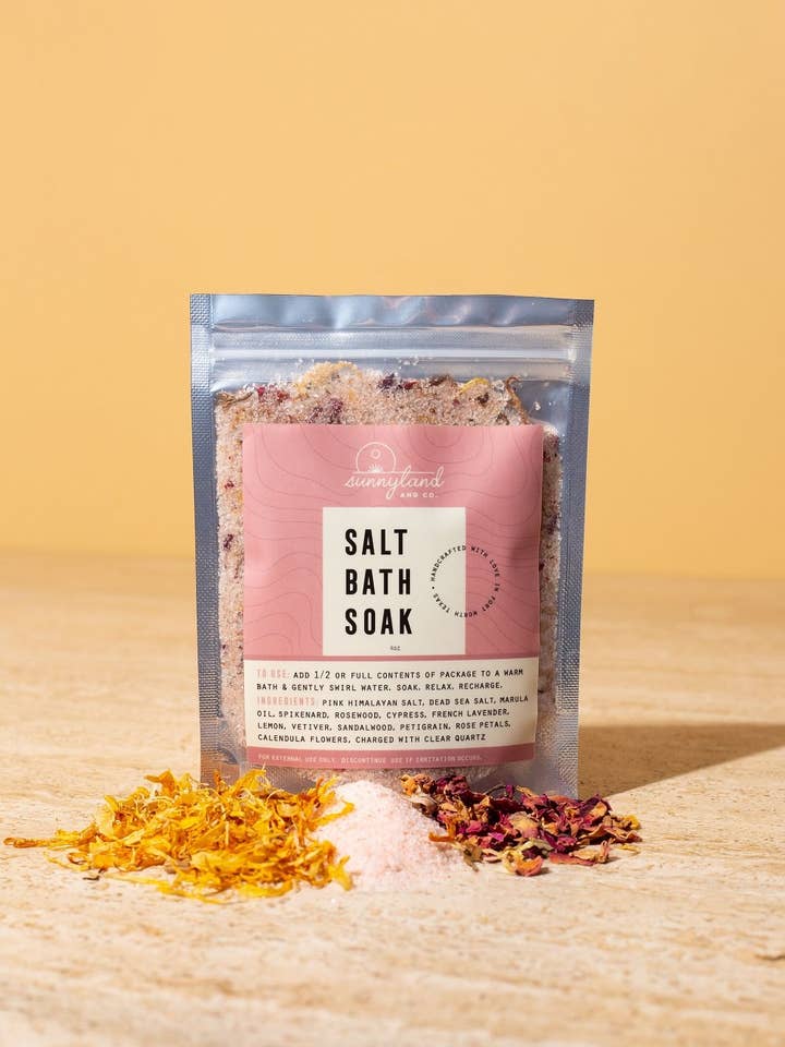 Salt Bath Soak Small for wholesale by Sunnyland and Co.
