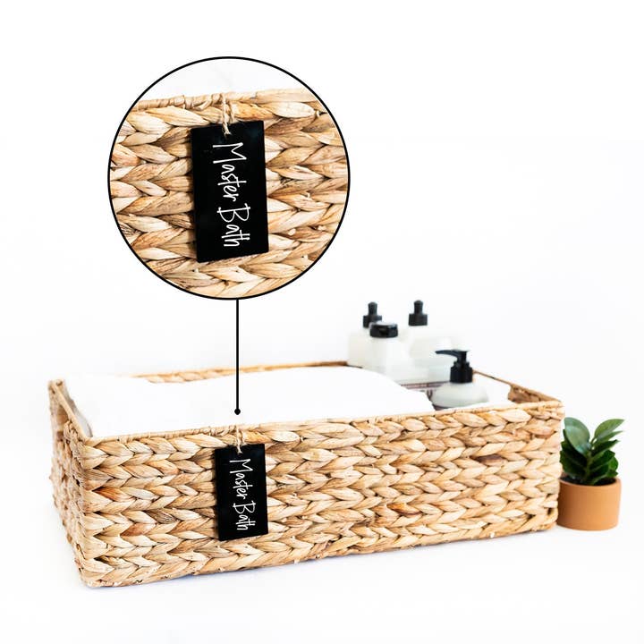 Savvy & Sorted - Wholesale Gift tag label - Black Basket Tags3