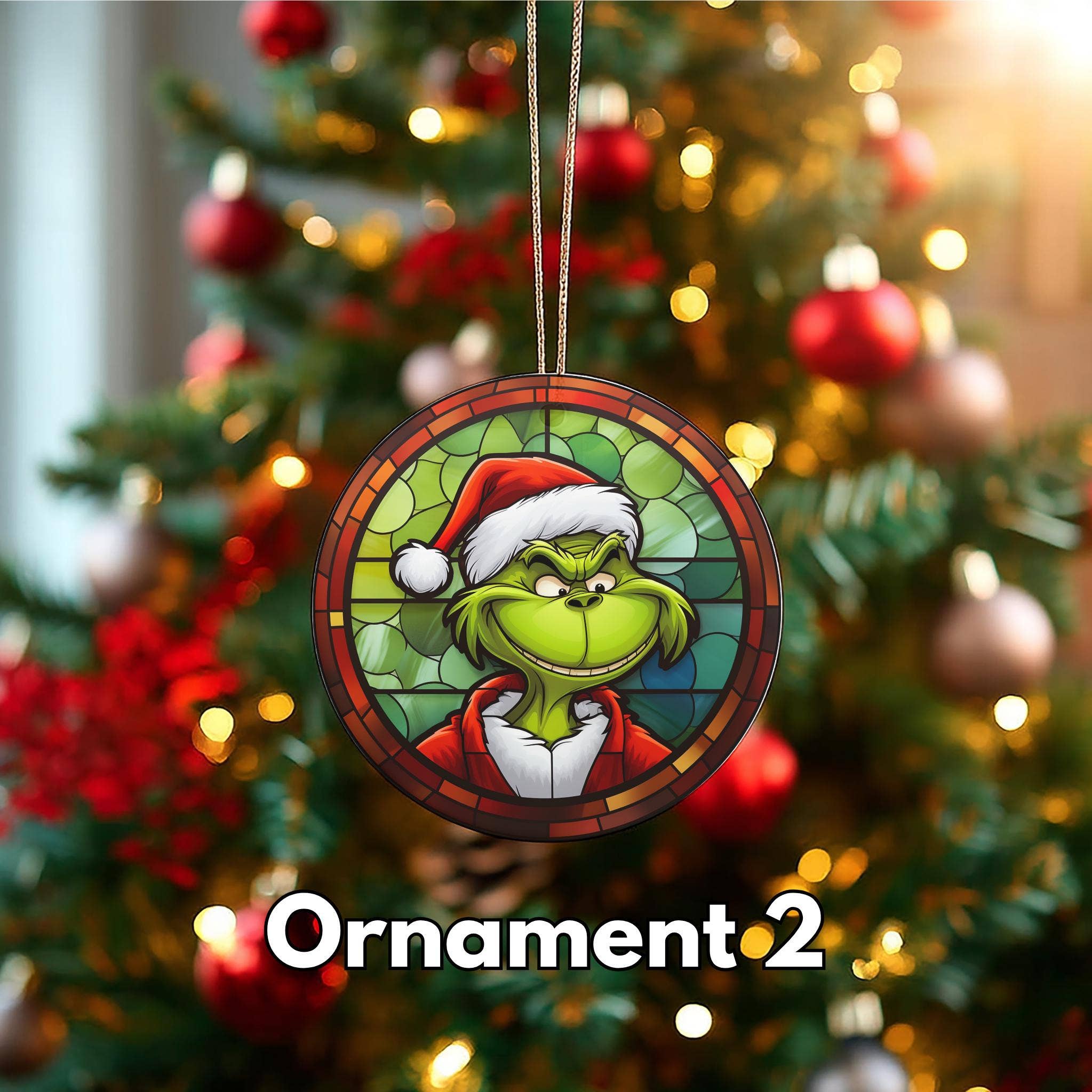 TMLECOM LTD - Wholesale Ornament - Xmas Grinch Ceramic Ornament, Christmas Tree Grinch Ornament1