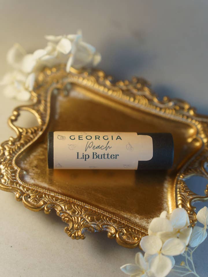 Pêche de Géorgie ~ Baume à lèvres pour la vente par Caron & Co Bath and Body