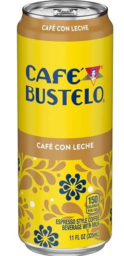 iSweet.ca - Wholesale Iced Coffee/Cold Brew - (S5-03)Coffee-Bustelo-Cafe Con Leche 11FlOz(325ml)x 12 units
