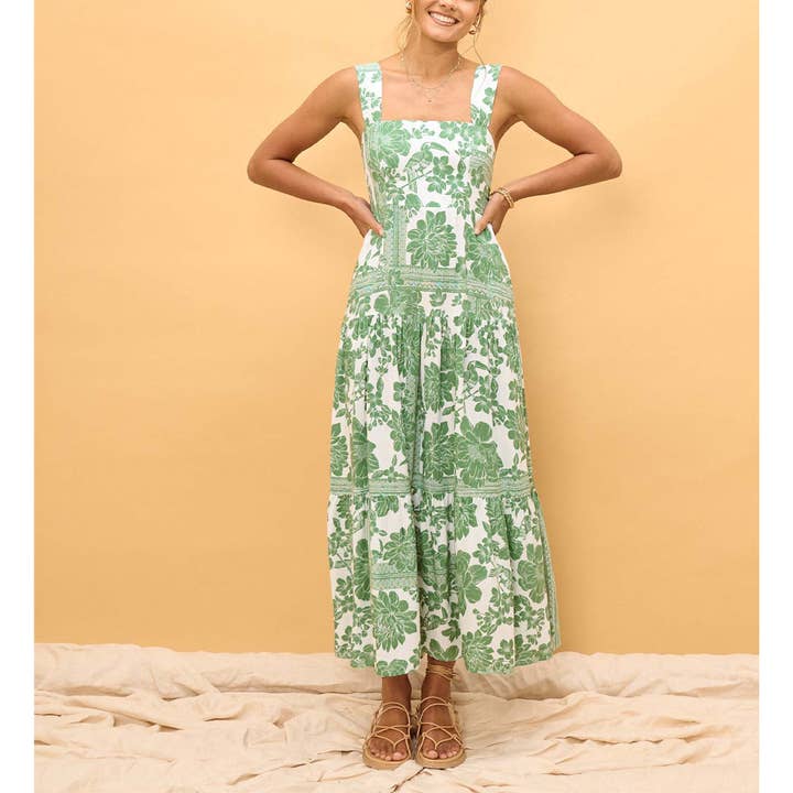 UNISHE – Engroshandel Kjole - Dame – Boheme Strandkjole Løs Strop Sommerkjole ZK27964