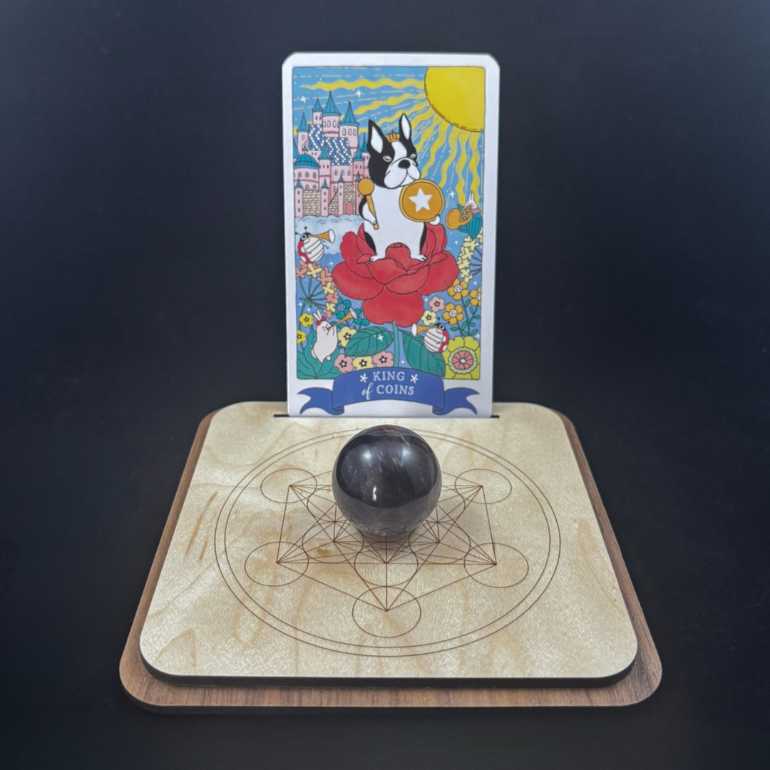 Fritz Studio – wholesale Tarot cards – Peaceful Alignment Tarot Card & Sphere Holders4