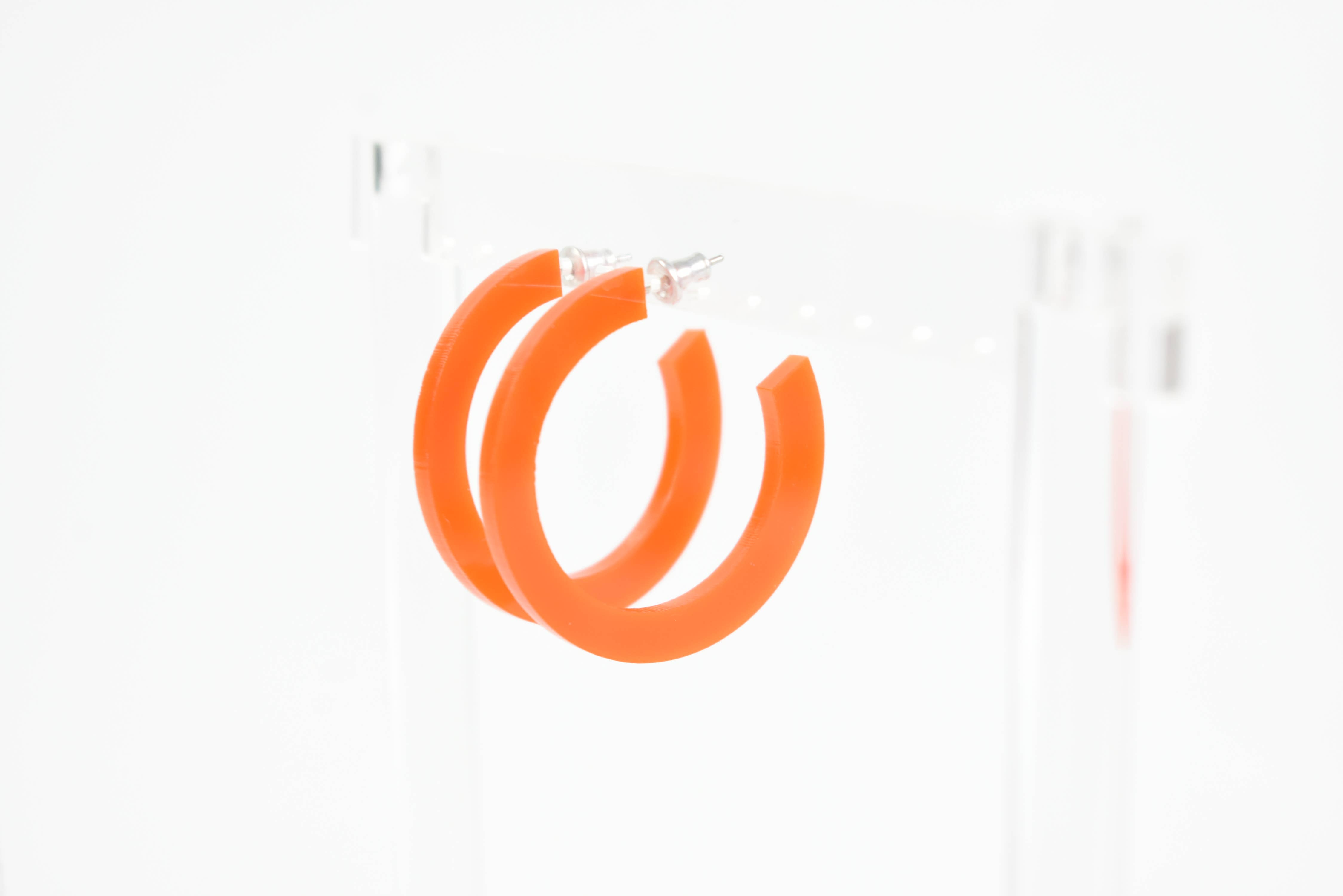 The Paper Dress – wholesale Hoop earrings – Colorful Lightweight Acrylic Hoop Earrings66