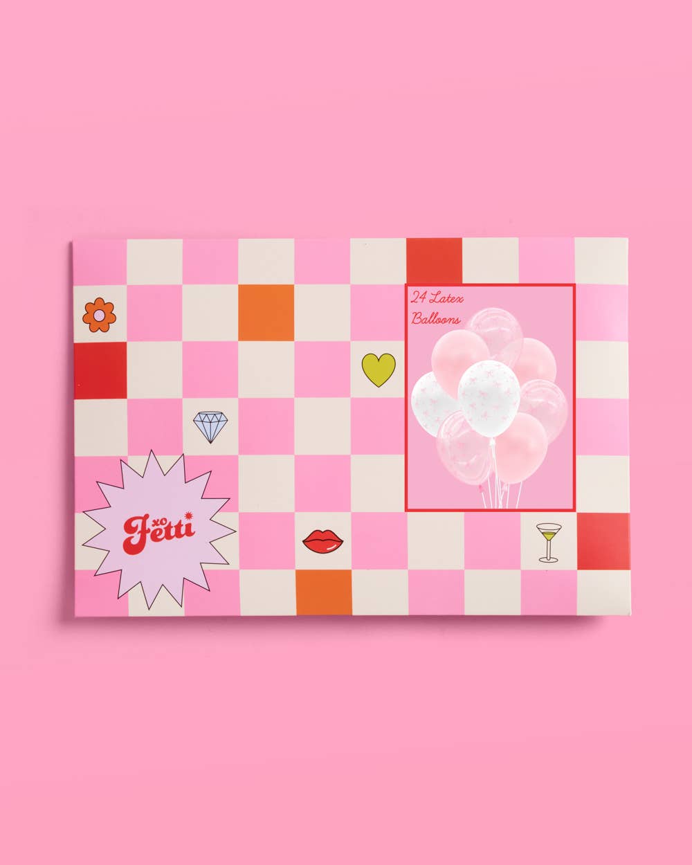 xo, Fetti - Wholesale Balloon - Pink Bow Latex Balloons 24 | Party, Coquette1