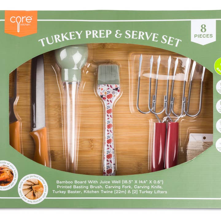 Core Home - Wholesale Kitchen Tool/Gadget - 8-Piece Baster Set - Fall Harvest Kitchen Tool Collection2