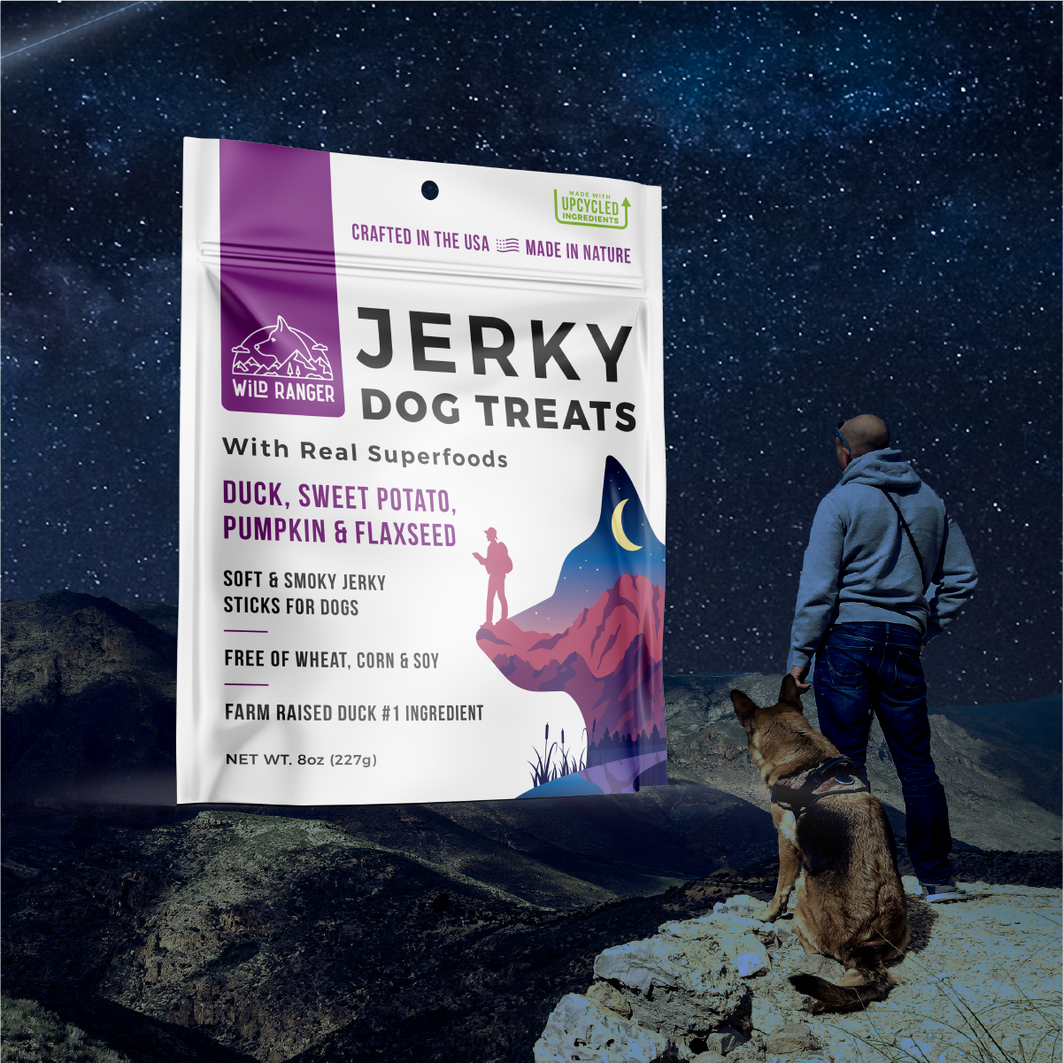 Righteous Felon Craft Jerky - Wholesale Pet Treats - Dog - Wild Ranger Duck Jerky Dog Treats (6ct)2