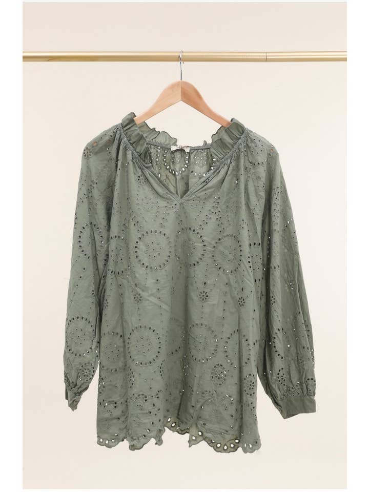 LÉA & LUC - Wholesale Blouse - Women's - 100% Cotton Blouse REF. 1216819