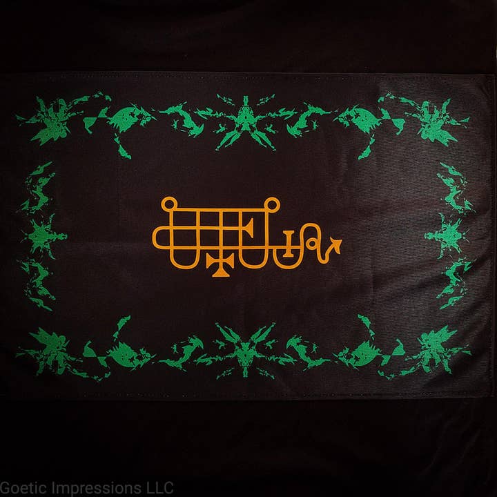 Bune Altar Cloth for wholesale by Goetic Impressions