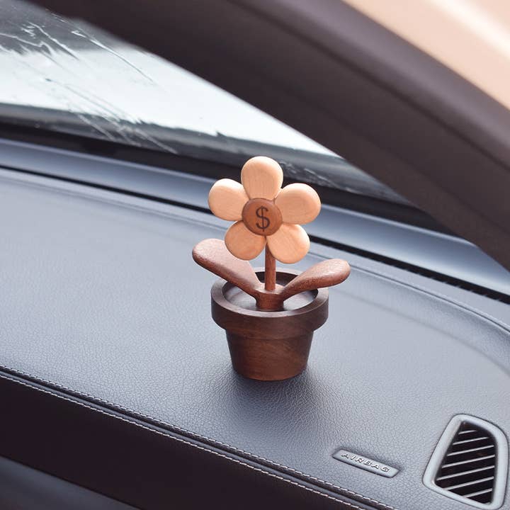 Senser Woodcraft – wholesale Doftpinnar – Money Blossom - Skrivbordsleksak/Trädiffusor