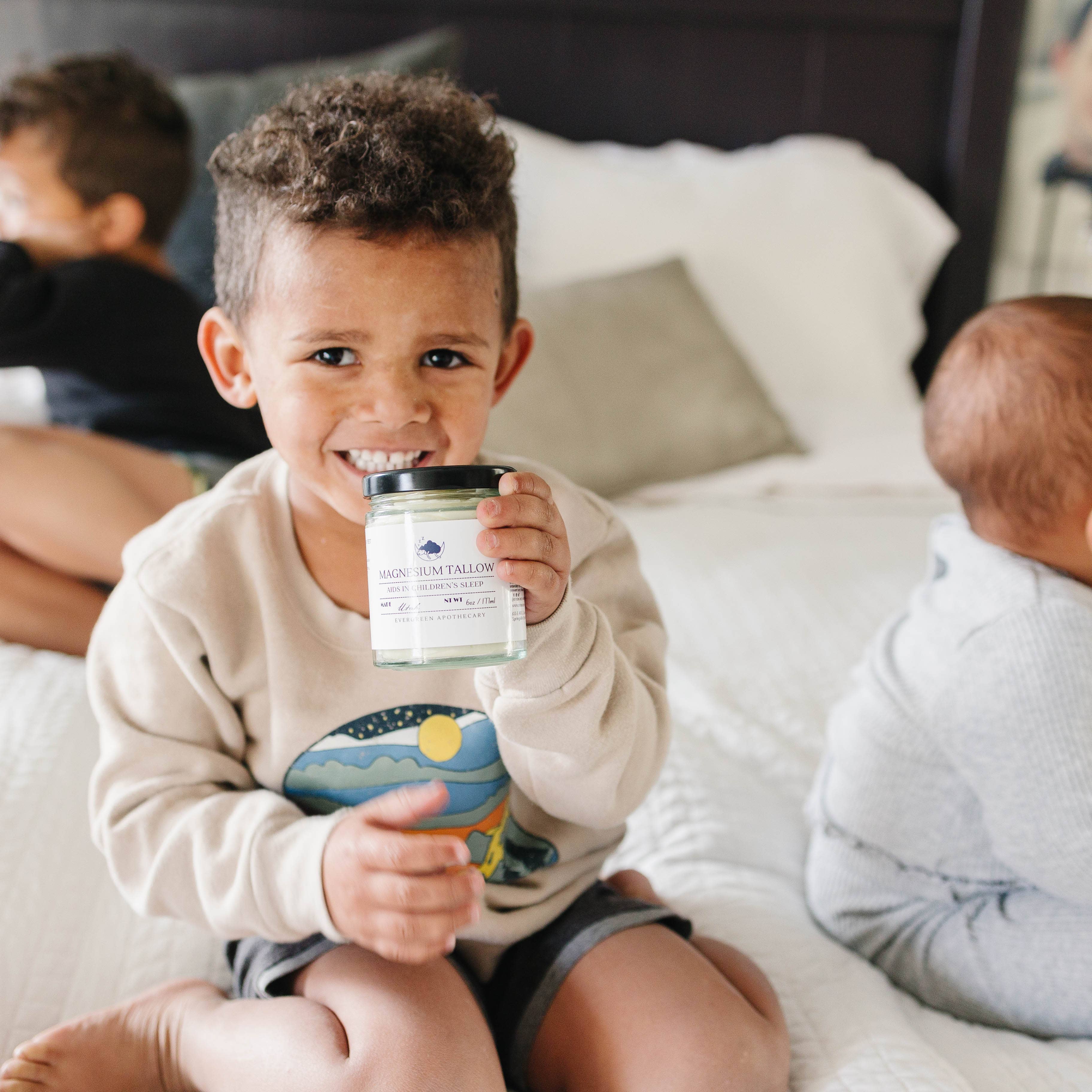 Evergreen Apothecary - Vendita all'ingrosso Unguenti/Balsami/Creme curative - Sebo di Magnesio per Bambini, 4oz7