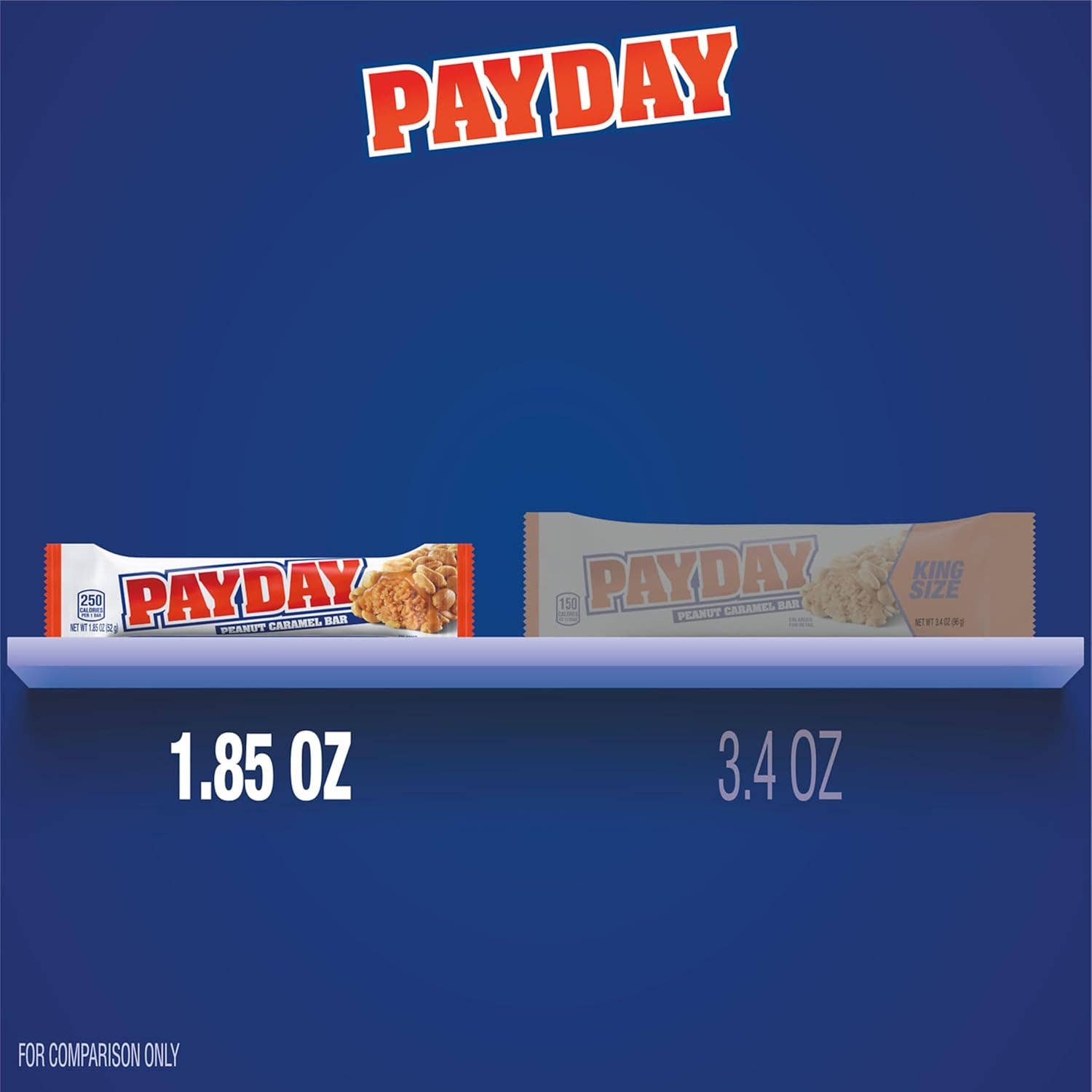 Snacky Candy - Wholesale Chocolate Bar - Payday Peanut Caramel Bar 1.85 oz 24 count4