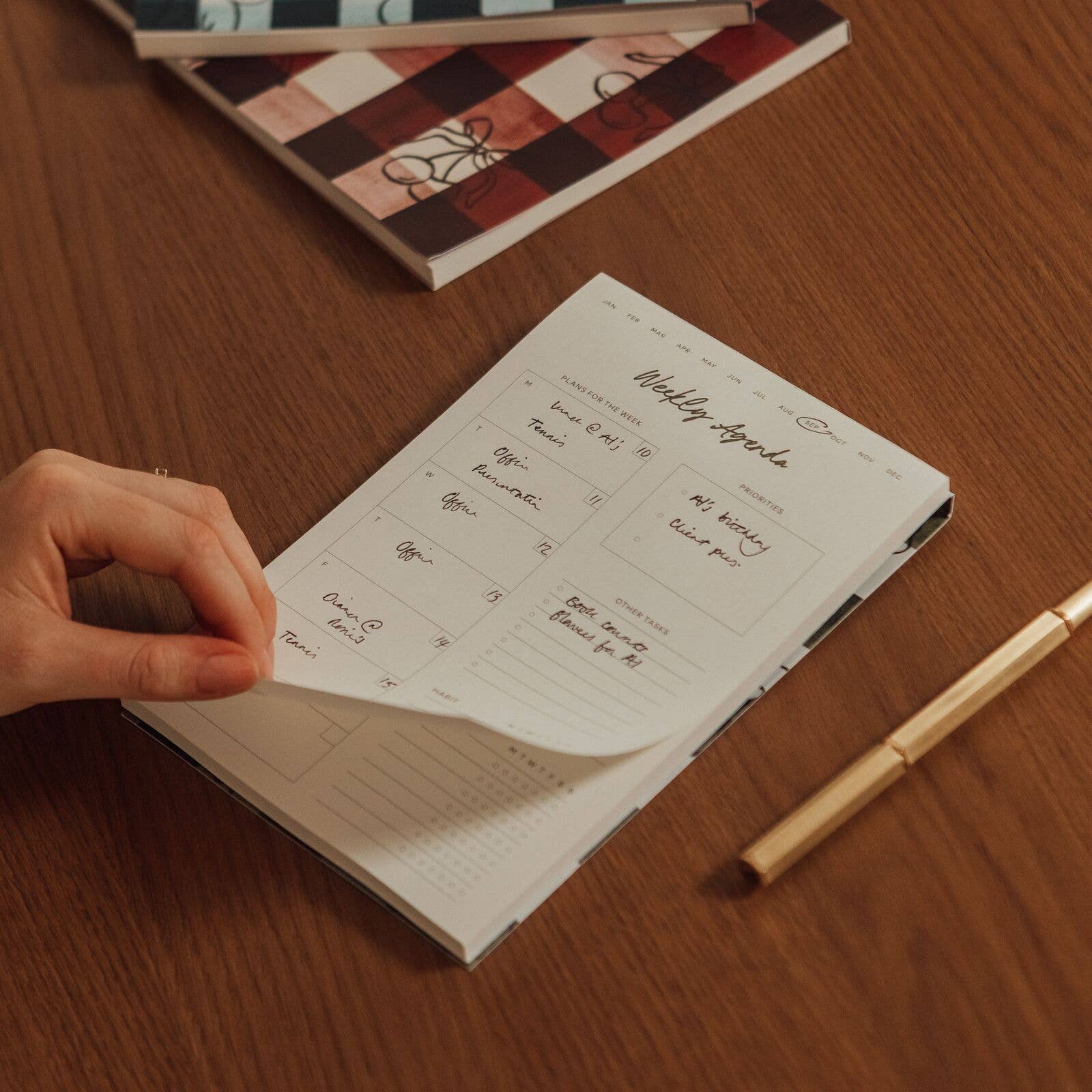 Papier UK - Venta al por mayor Agendas - Bloc de Planificación Semanal de Productividad para Picnic4