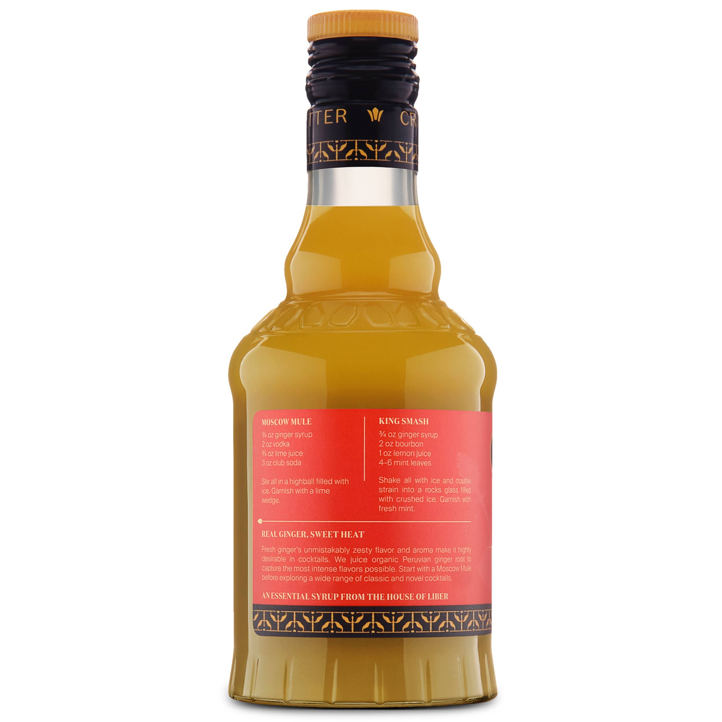Liber & Co. - Wholesale Cocktail Mix/Syrup - Fiery Ginger Syrup4