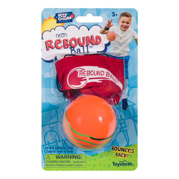Toysmith - Wholesale Classic Toy - Kids - Playground Classics Neon Rebound Ball, Assorted Colors