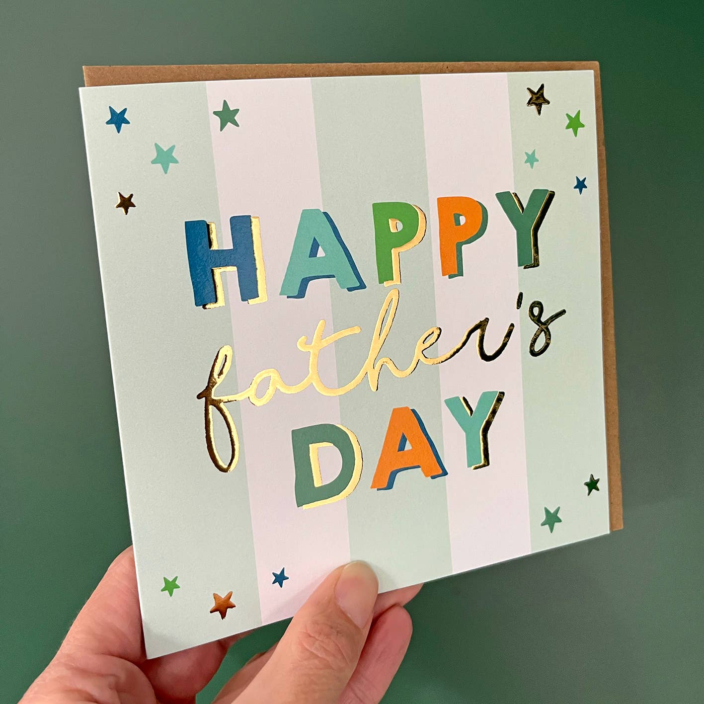 Michelle Fiedler Design – wholesale Birthday card – Celebration Dad Birthday Gold Foil3