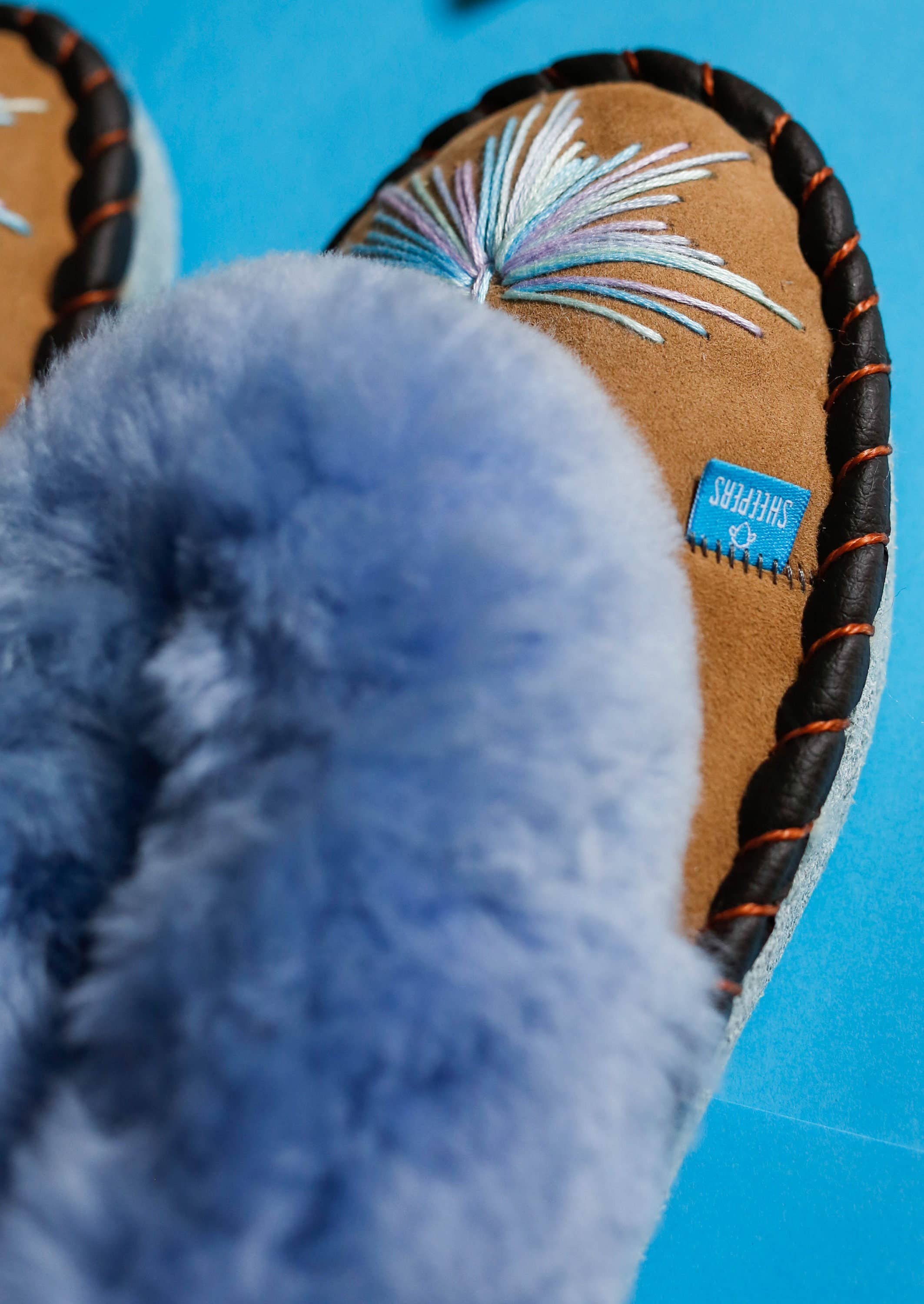 Sheepers SP .Z O.O. - Wholesale Slippers - Women's - Sen Periwinkle Sheepers Slippers6