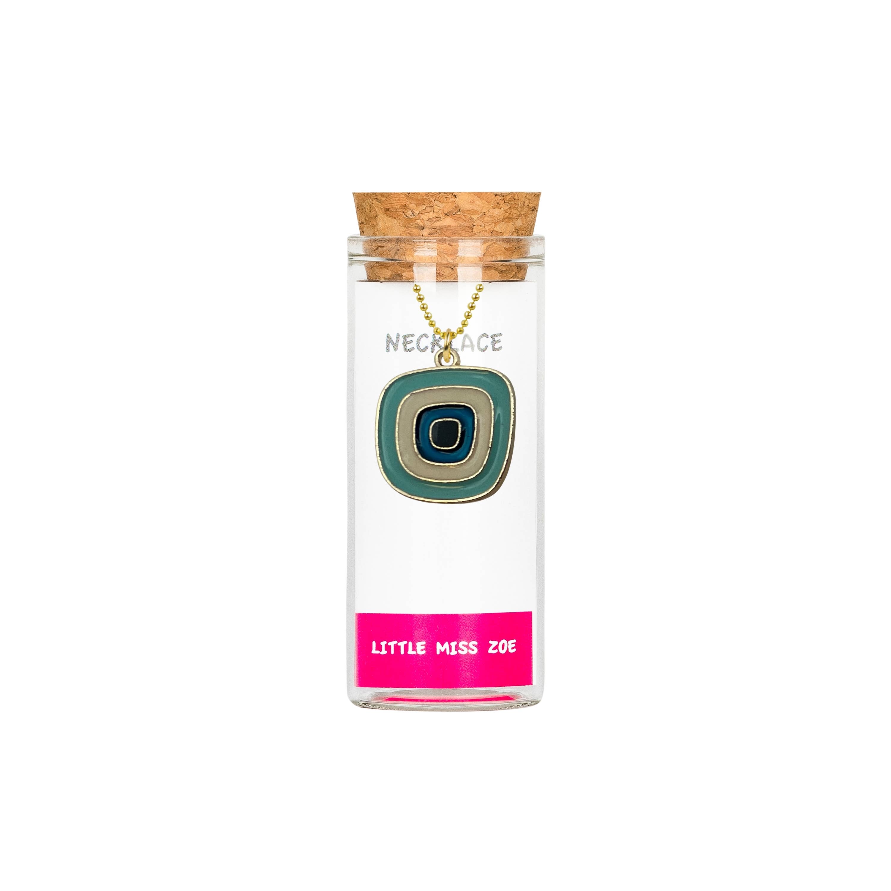 Little Miss Zoe - Wholesale Kids Necklace - Kids - Kids Charm Necklace in a glass bottle35