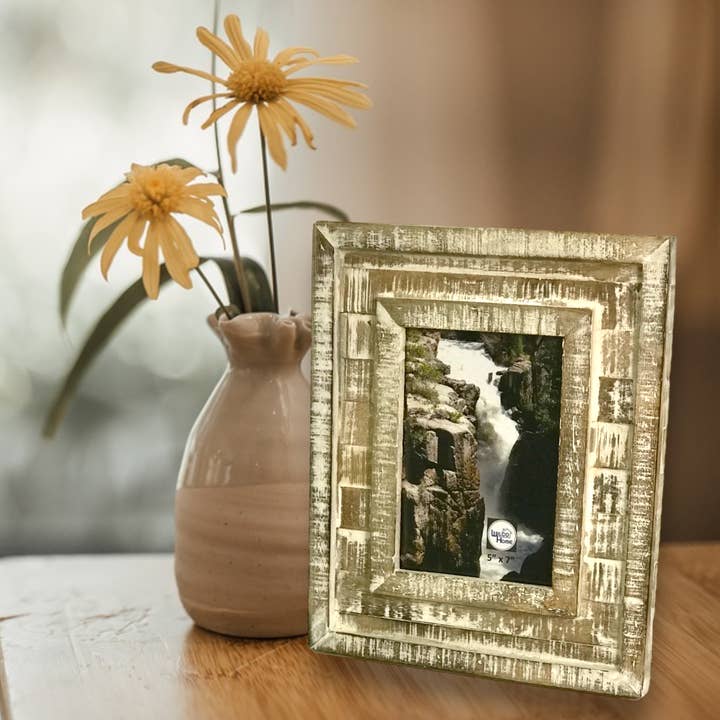 Wilco Home - Wholesale Picture Frame - Upcycled Wood 5" x 7" Big Bend Frame