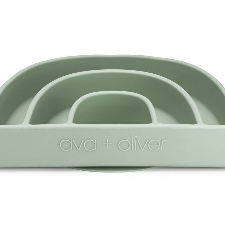 ava + oliver - Wholesale Dinner Plate - Kids & Baby - Rainbow Plate | Mint