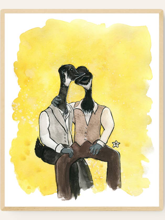 Je Bent Gans Voor De Ziel - Canadese Ganzen - 8x10 Kunstdruk voor wholesale door Darling Illustrations