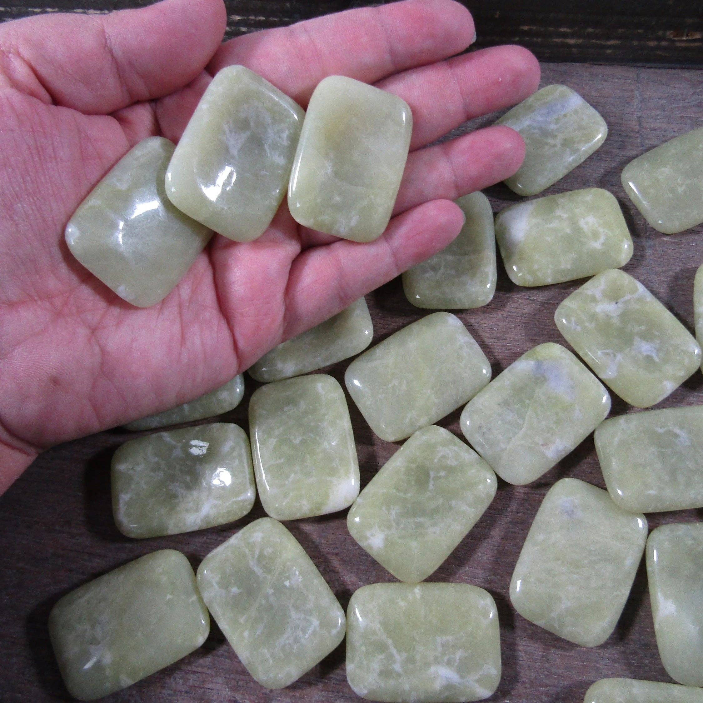 Keystone Crystals - Wholesale Spiritual Stone/Crystal - Gemstone Rectangle Worry Stones – Calming Crystals4