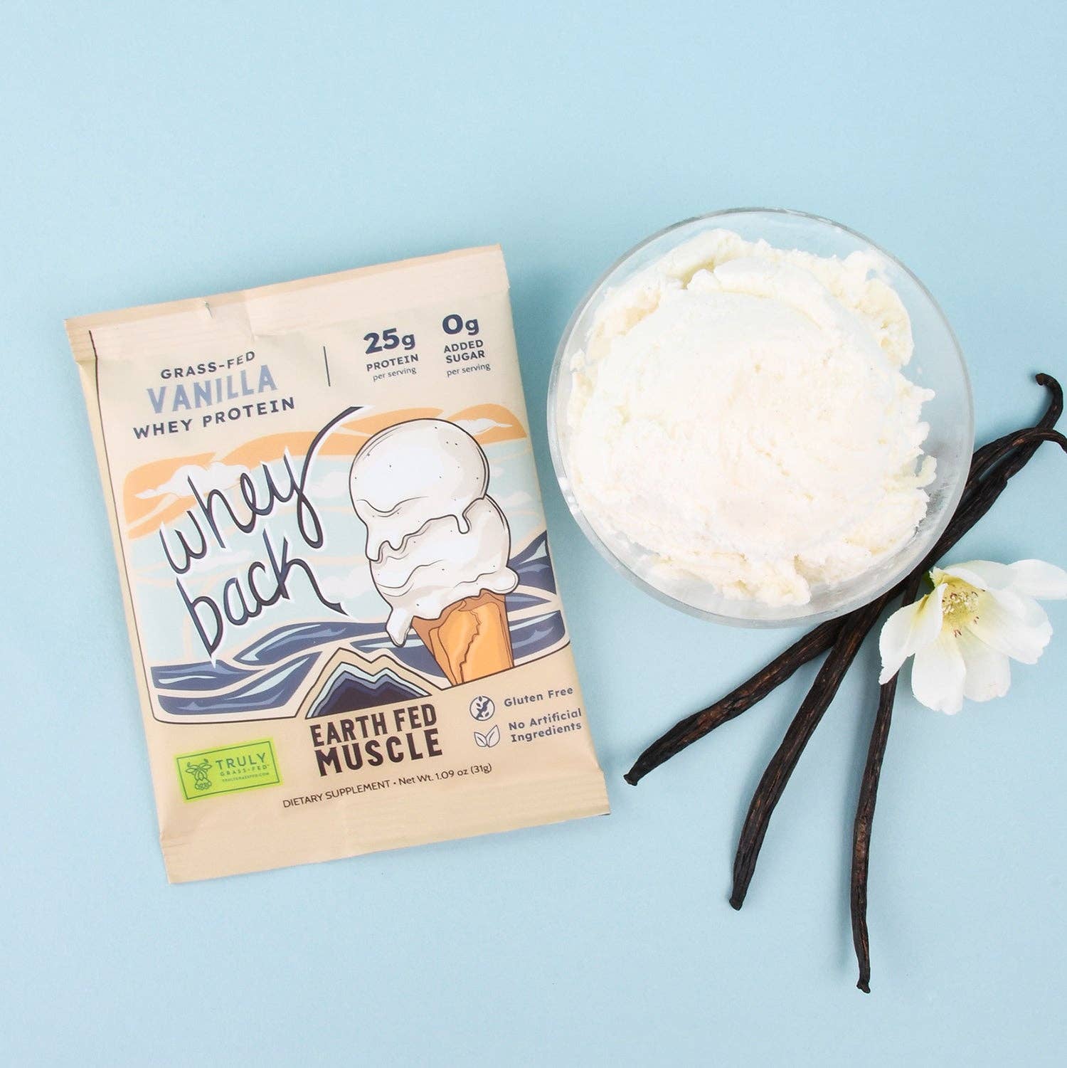 Earth Fed Muscle - Wholesale Protein/Superfood Powder - Single Serving Whey Protein Packs8