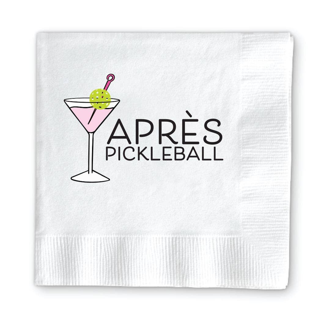 Donovan Designs - Wholesale Disposable Napkin - PICKLEBALL COCKTAIL NAPKINS4