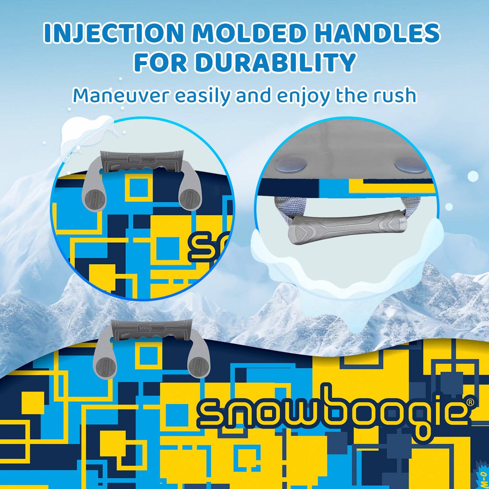 Sixale - Wholesale Sporting Accessories - Wham-O Snowboogie Air Thunder 40" Single Rider Snow Sled (Square)2