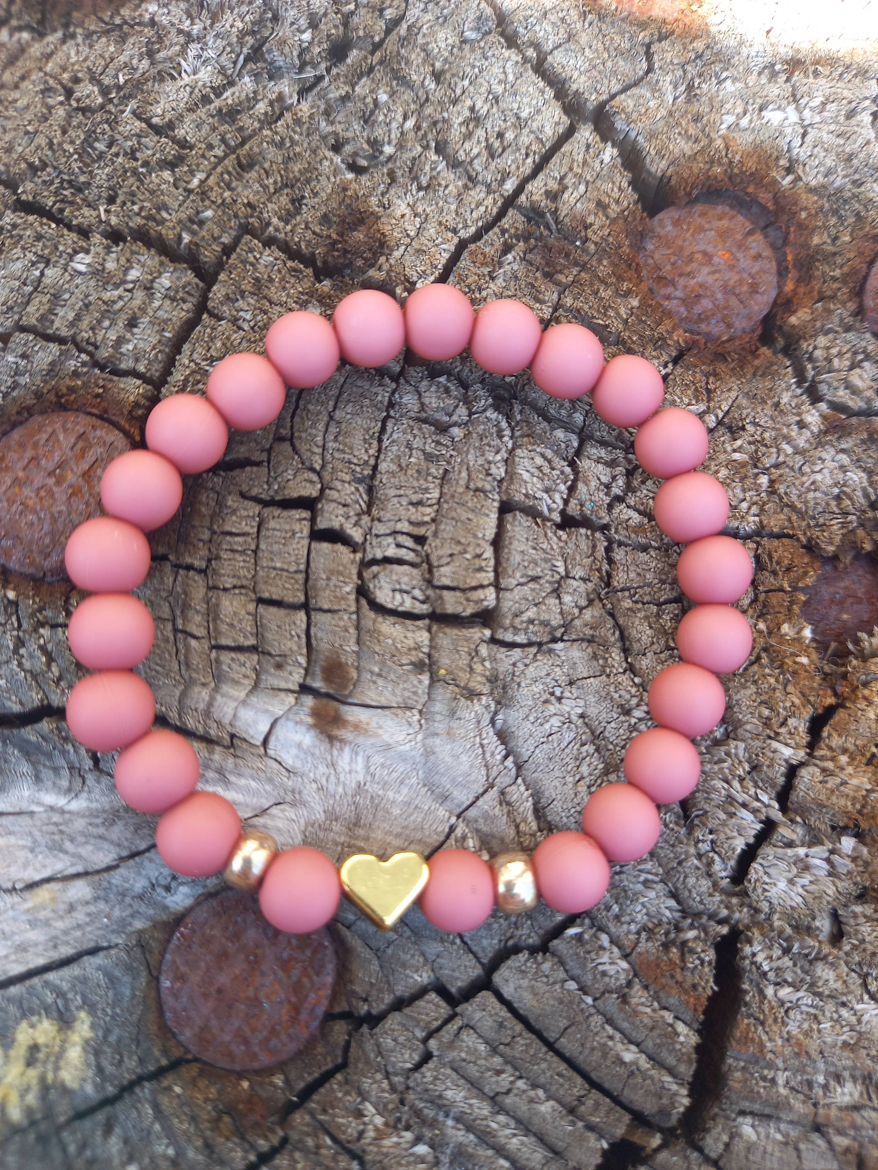 Happy by Lies - Vente Bracelet de perles – enfant - Bracelet enfant avec cœur6