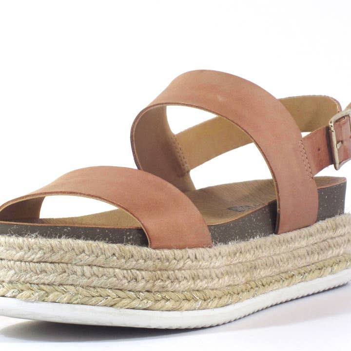 Colby Leather Flatform Sandals for wholesale by Chelsea Crew