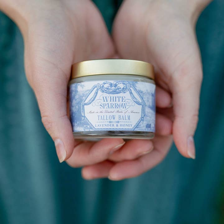 White Sparrow Farmacy - Wholesale Healing Salve/Balm/Cream - Tallow balm - Lavender & Honey1