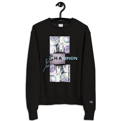 Ice Rose Champion Sweatshirt for engroshandel hos Sarah Luxx Apparel