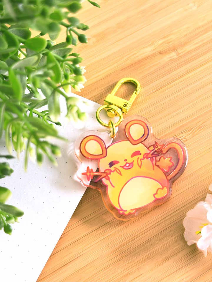 Dedenne Keychain for wholesale by Shiku Designs