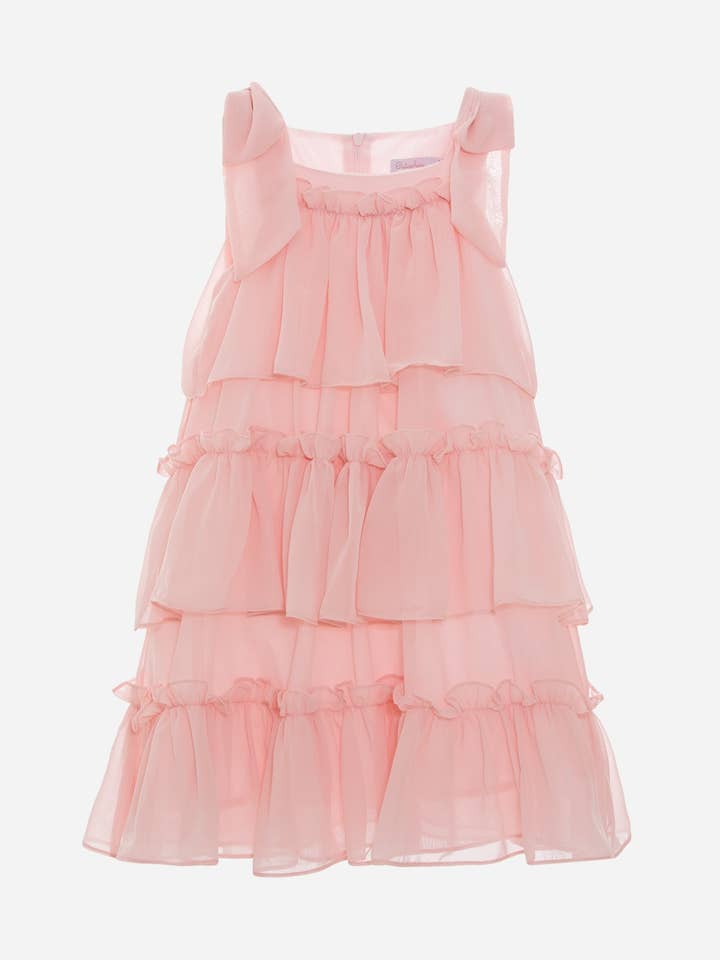 Chiffon lyserød kjole for engroshandel hos Patachou