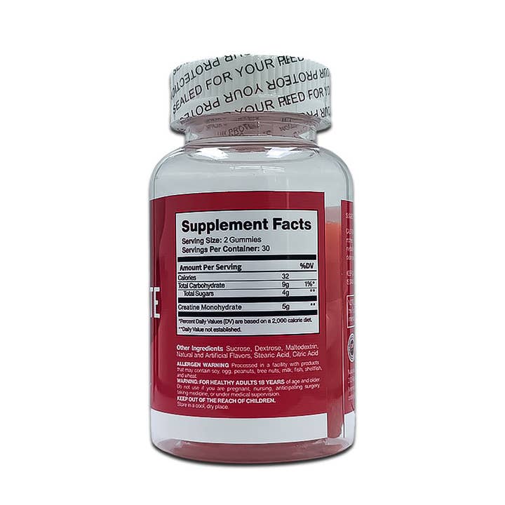 Natures Basket – wholesale Oral supplement/vitamin – Nature's Basket Creatine Monohydrate 60 Gummies