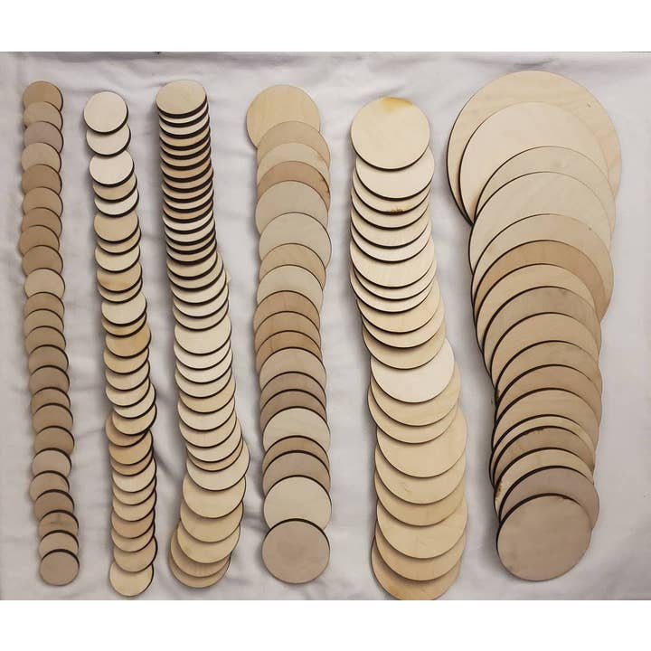 Baltic Birch Wood Rounds, Unfinished 1/4" Birch Circles and other Purchase Wholesale unfinished wood circles. Free Returns & Net 60 Terms on Faire trending on Faire.