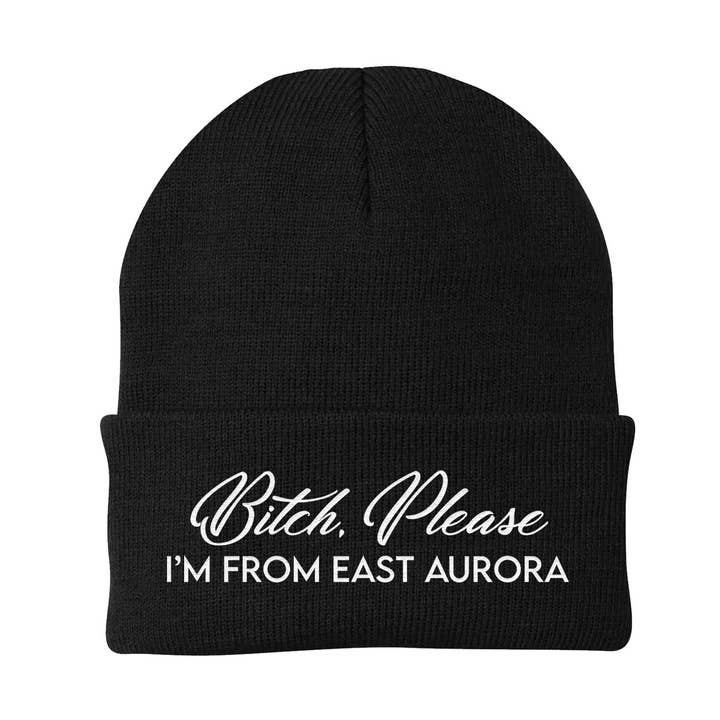 Gorro de invierno Bitch, Please I'm From CUSTOM CITY para venta al por mayor de Calm Down Caren