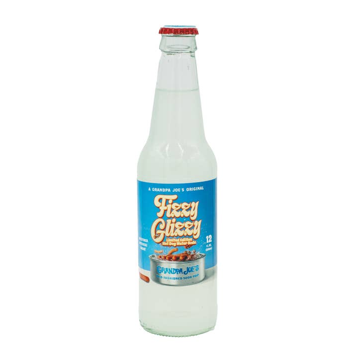 Grandpa Joe's Candy Shop - Wholesale Soda/Carbonated Drink - Grandpa Joe's Fizzy Glizzy Soda, 12ct Glass Bottles