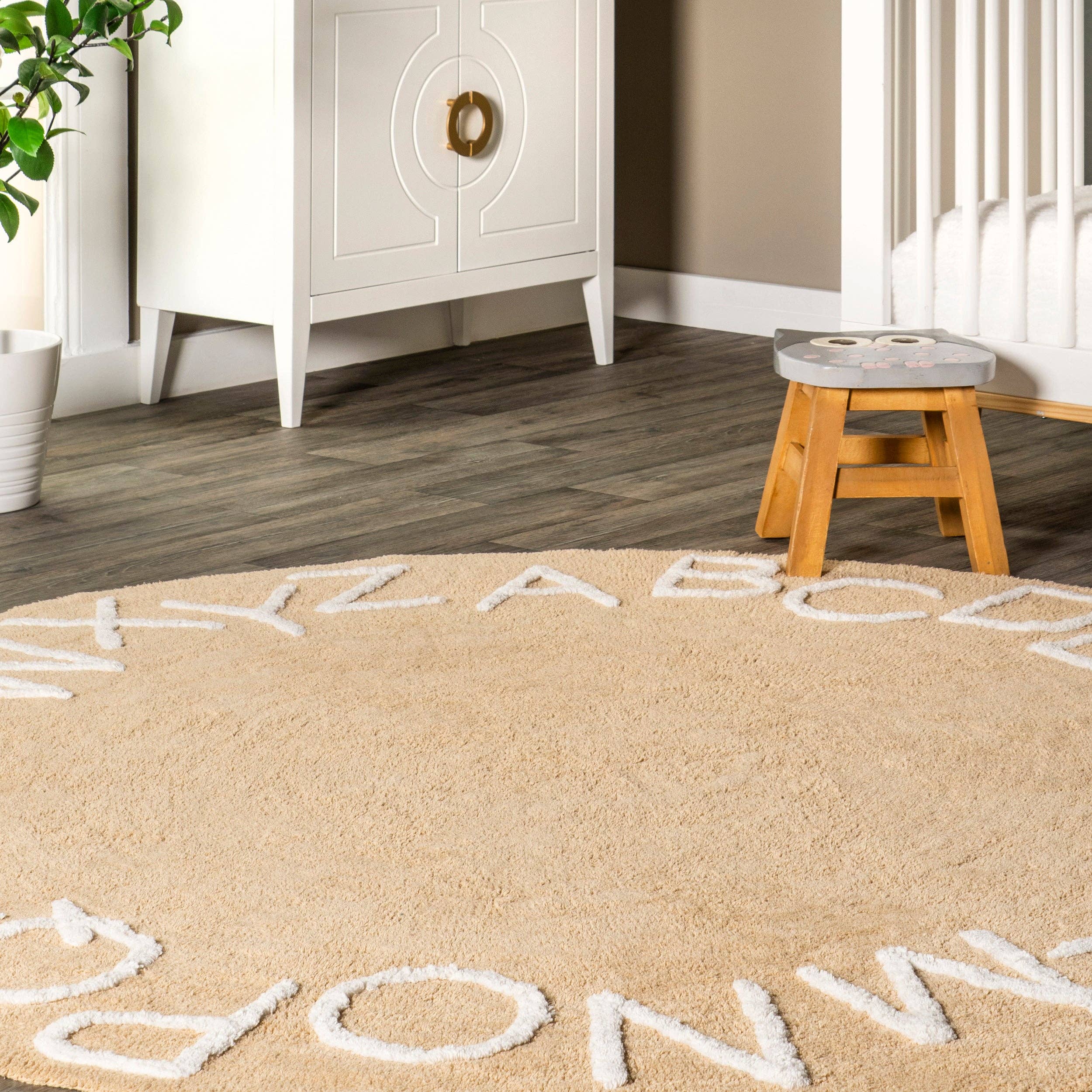 nuLOOM - Wholesale Area Rug - Kids & Baby - Kids Washable Round Alphabet Rug64