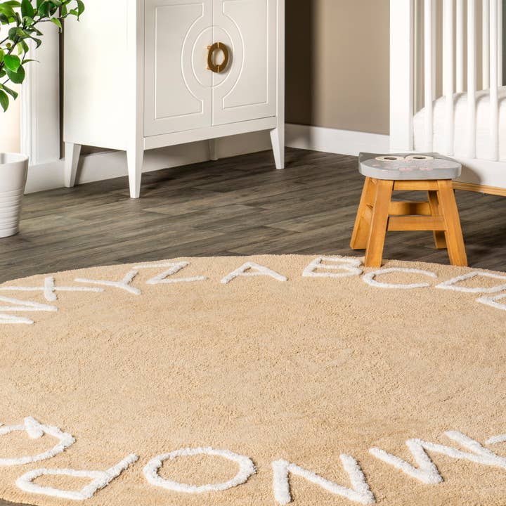 nuLOOM - Wholesale Area Rug - Kids & Baby - Kids Washable Round Alphabet Rug64