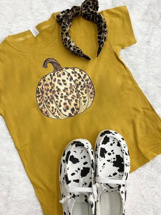 Lf Leopard Pumkin Fun, Leo, Pumkin, Fall Graphic Tshirt for wholesale by L&B Life