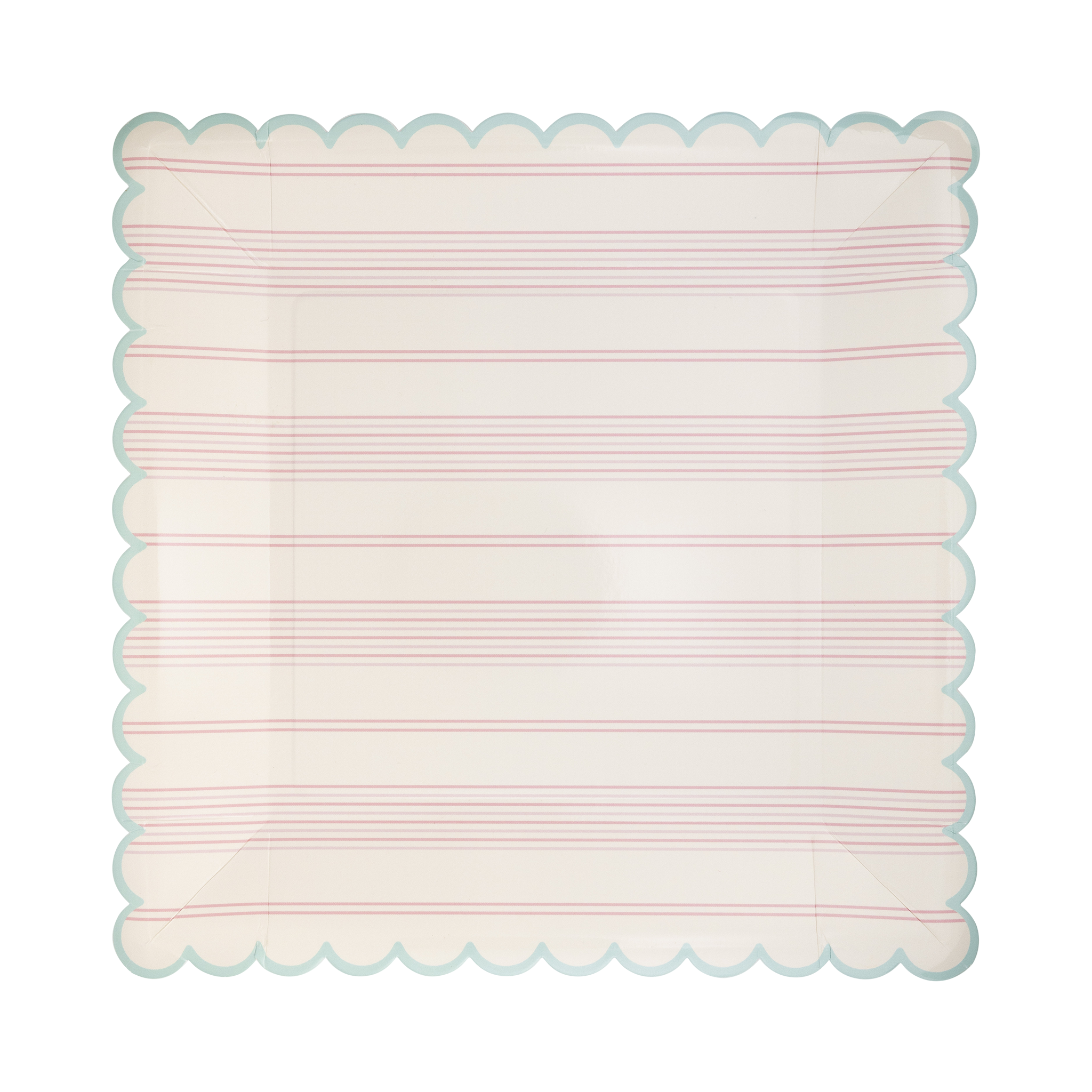 My Mind’s Eye - Wholesale Disposable Plate - SPR1043 - Pastel Striped Paper Plate Set2