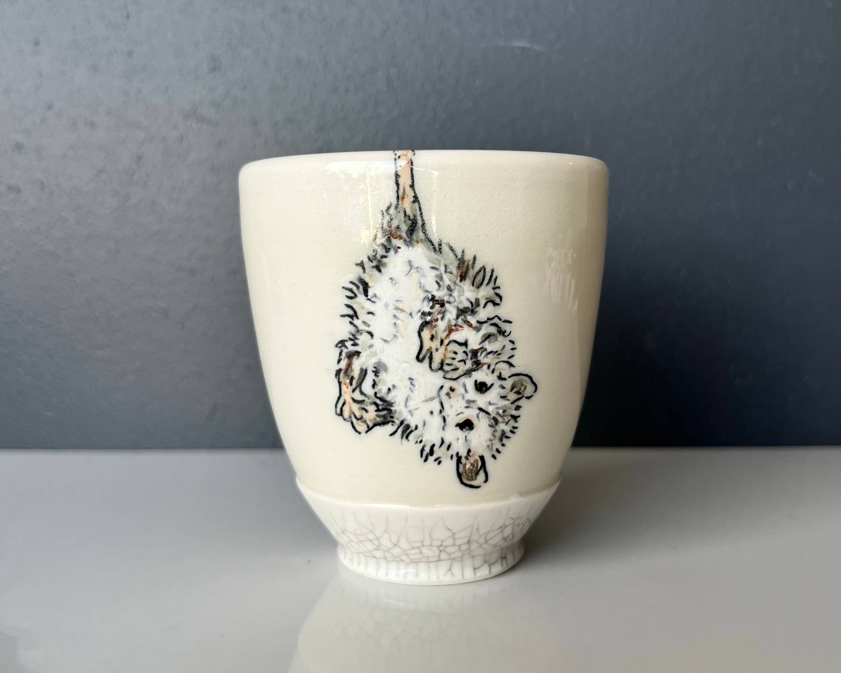 Lucy Nilan Studios - Wholesale Drinking Glass/Cup - Possum Tumblers10