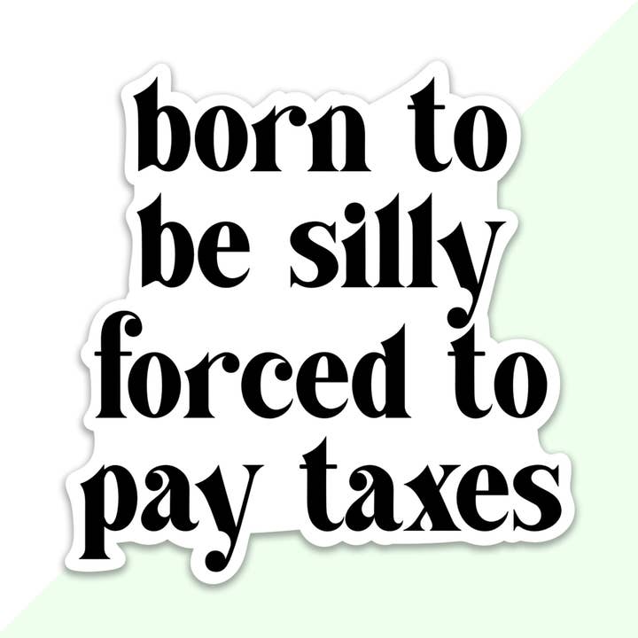 Born To Be Silly Sticker for wholesale by Frog Beary