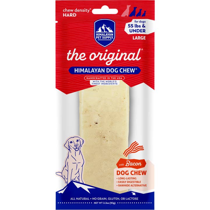 Himalayan Dog Chew Bacon Large for wholesale by Himalayan Pet Supply
