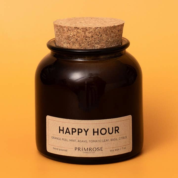 HAPPY HOUR per la vendita all'ingrosso da parte di Primrose Candle Company