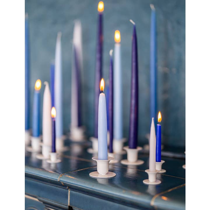 Twilight Collection - Wholesale Tapered Candle/Candlestick - Light Blue Danish Taper Candle | 12 Pack3