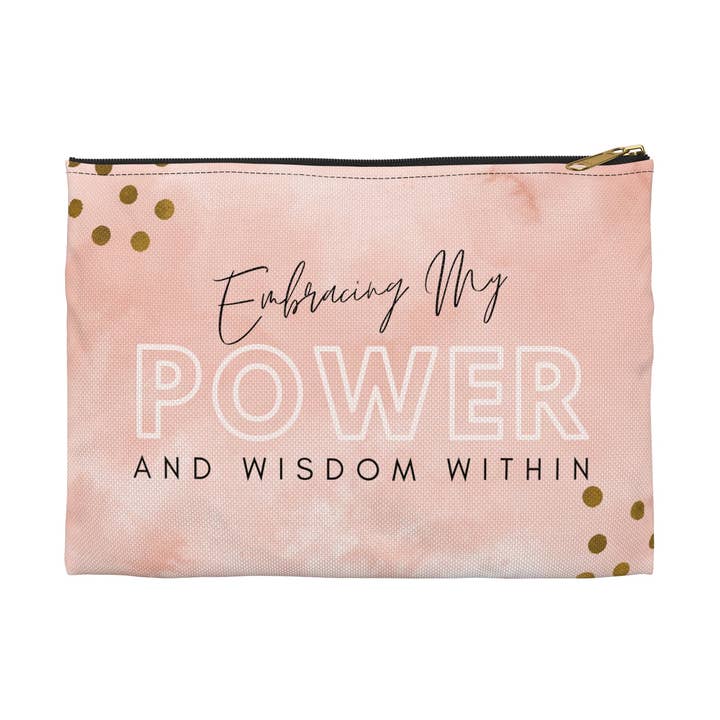 Embrace Accessory Pouch for wholesale by Off the Canvas Collection, LLC